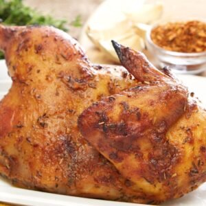 Garlic & Herb Roasted Half Chicken, Raised w/o Antibiotics