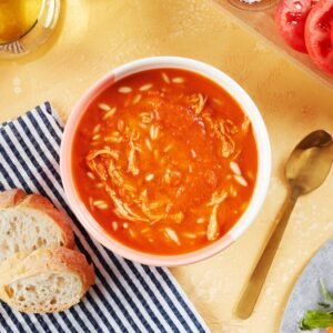 Soup, Cream of Tomato w/ Chicken and Orzo, Raised w/o Antibiotics