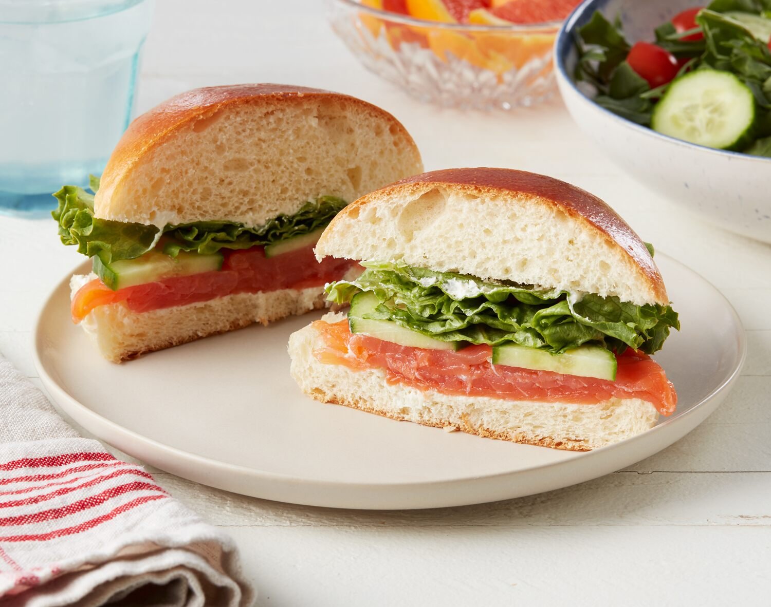 Smoked Salmon on Brioche