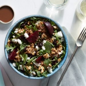 Arugula Salad with Beets and Goat Cheese