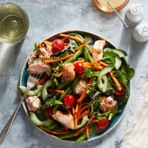 Green Salad with Salmon